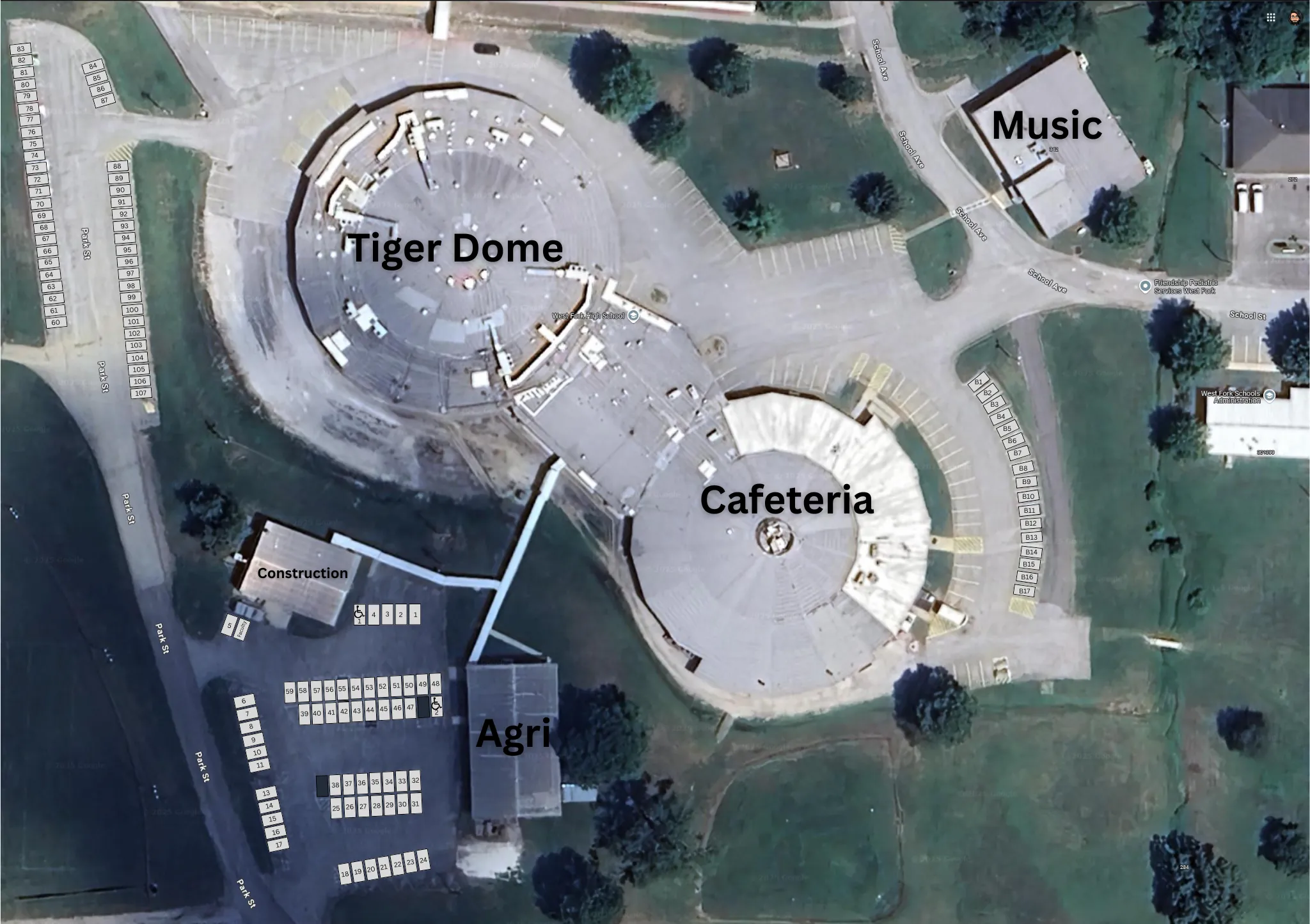 Parking Lot Map